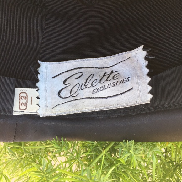 🖤 VINTAGE “Edette Exclusives” ladies HAT! - Picture 4 of 12